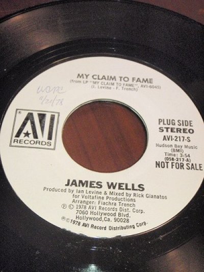 画像1: JAMES WELLS♪I GUESS THAT'S LIFE♪