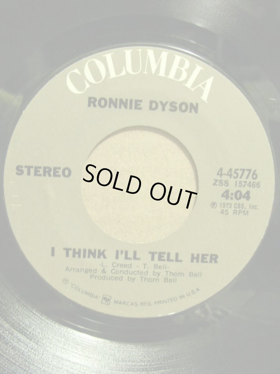 画像1: RONNIE DYSON♪I THINK I'LL TELL HER♪ (1)