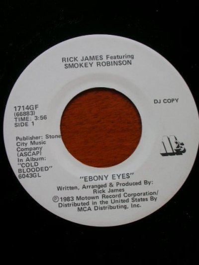 画像1: RICK JAMES & SMOKEY ROBINSON♪EBONY EYES♪