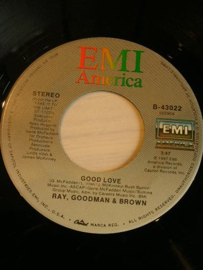 画像1: RAY GOODMAN & BROWN♪(BABY) LET'S MAKE LOVE TONIGHT♪