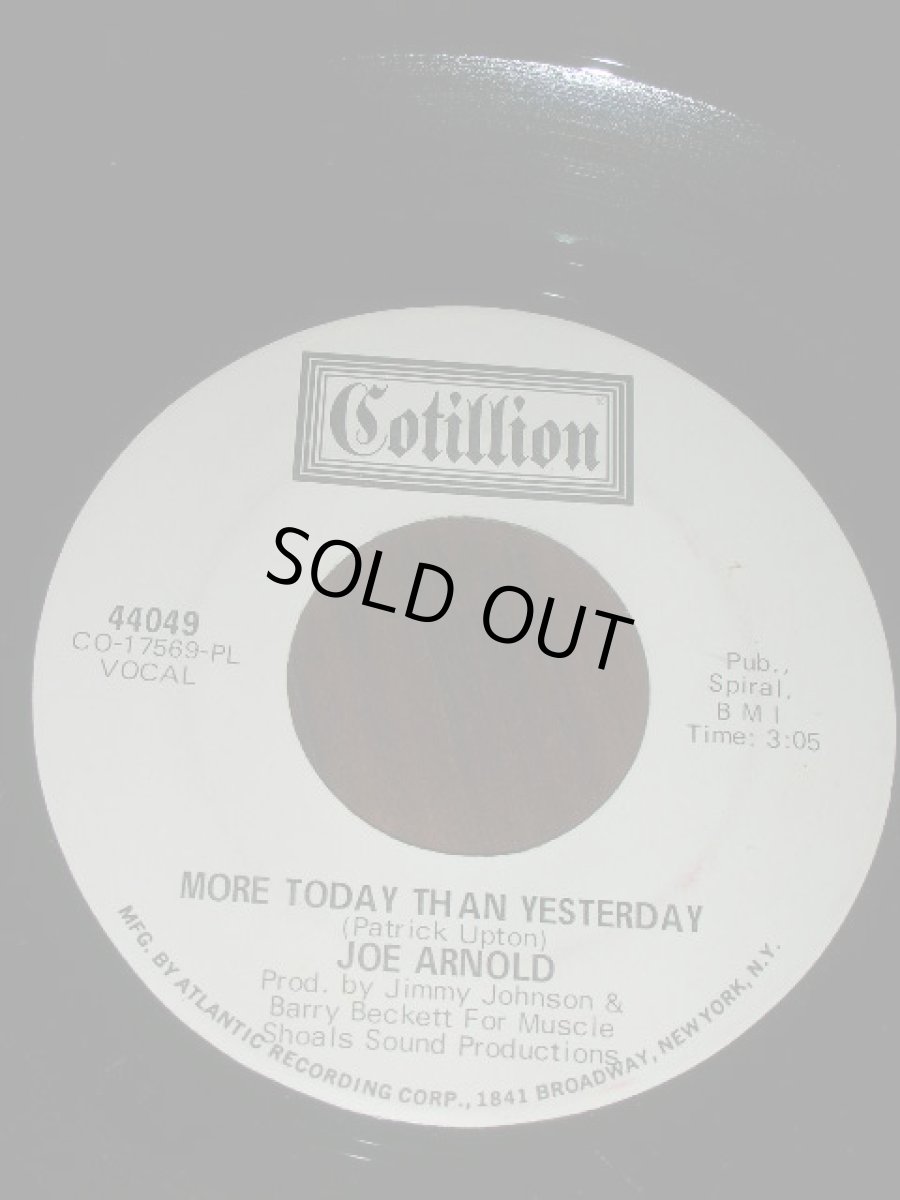 画像1: JOE ARNOLD♪MORE TODAY THAN YESTERDAY♪ (1)