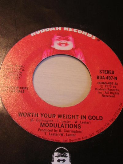 画像1: MODULATIONS♪WORTH YOUR WEIGHT IN GOLD♪