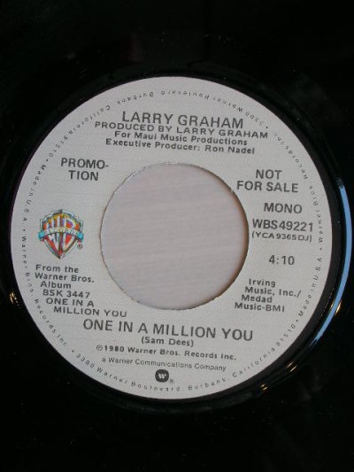 画像2: LARRY GRAHAM♪ONE IN A MILLION YOU♪