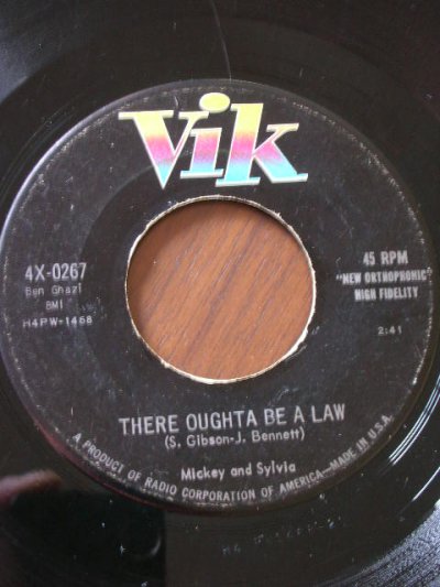 画像1: MICKEY AND SYLVIA♪THERE OUGHTA BE A LAW♪