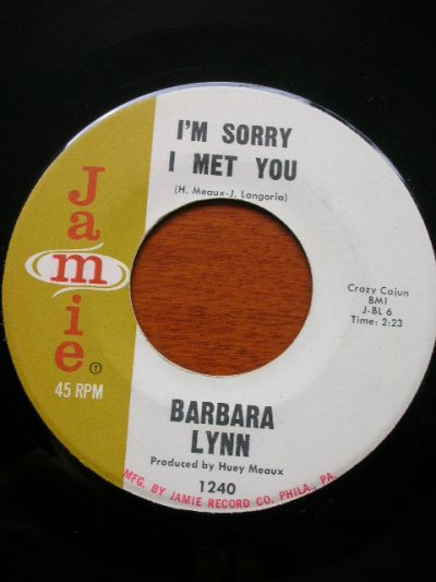 画像1: BARBARA LYNN♪YOU'RE GONNA NEED ME♪