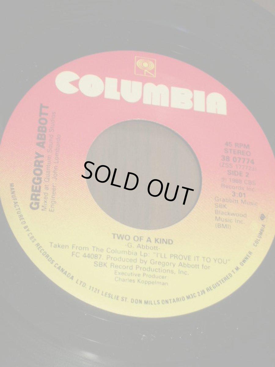 画像2: GREGORY ABBOTT♪I'LL PROVE IT TO YOU♪ (2)