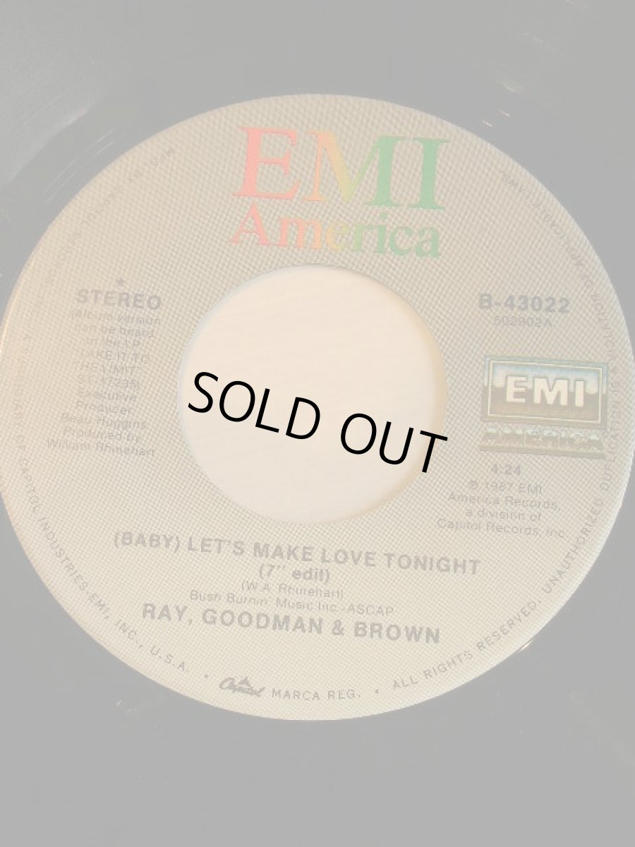 画像1: RAY GOODMAN & BROWN♪(BABY) LET'S MAKE LOVE TONIGHT♪ (1)