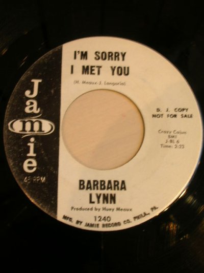 画像1: BARBARA LYNN♪YOU'RE GONNA NEED ME♪