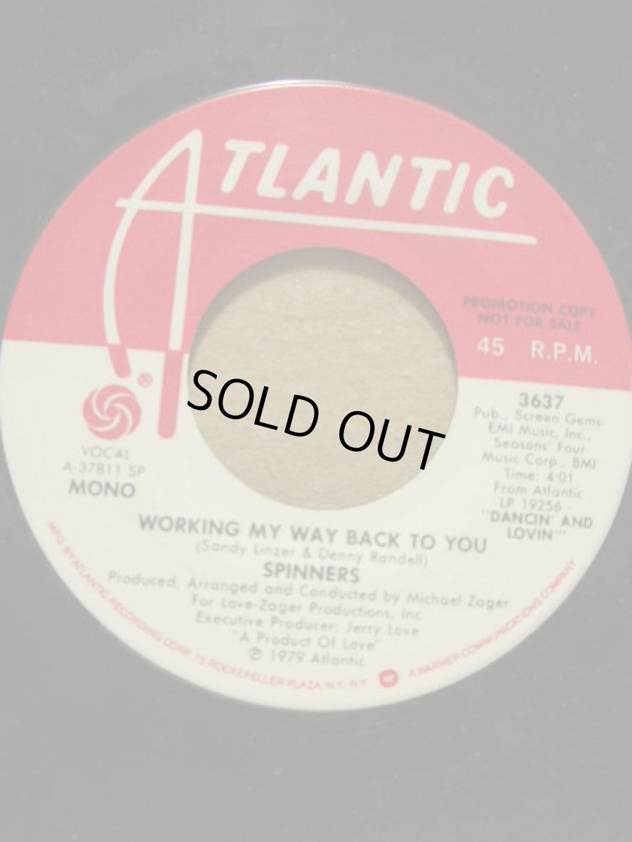 画像2: SPINNERS♪WORKING MY WAY BACK TO YOU♪ (2)