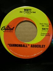 画像1: CANNONBALL ADDERLEY♪WHY? (AM I TREATED SO BAD)♪ (1)