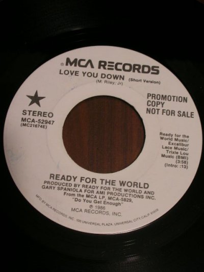 画像1: REDY FOR THE WORLD♪LOVE YOU DOWN♪