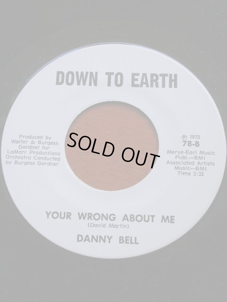 画像1: DANNY BELL♪YOUR WRONG ABOUT ME♪ (1)