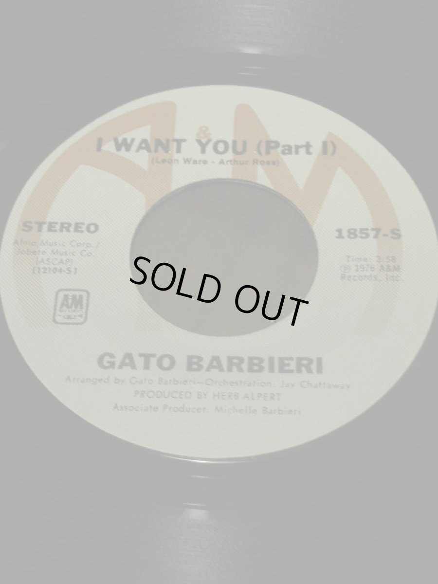 画像1: GATO BARBIERI♪I WANT YOU♪ (1)