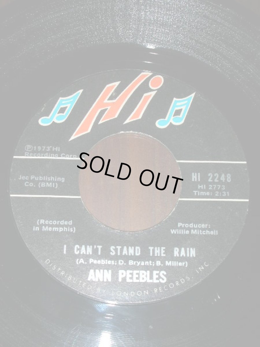 画像1: ANN PEEBLES♪I CAN'T STAND THE RAIN♪ (1)