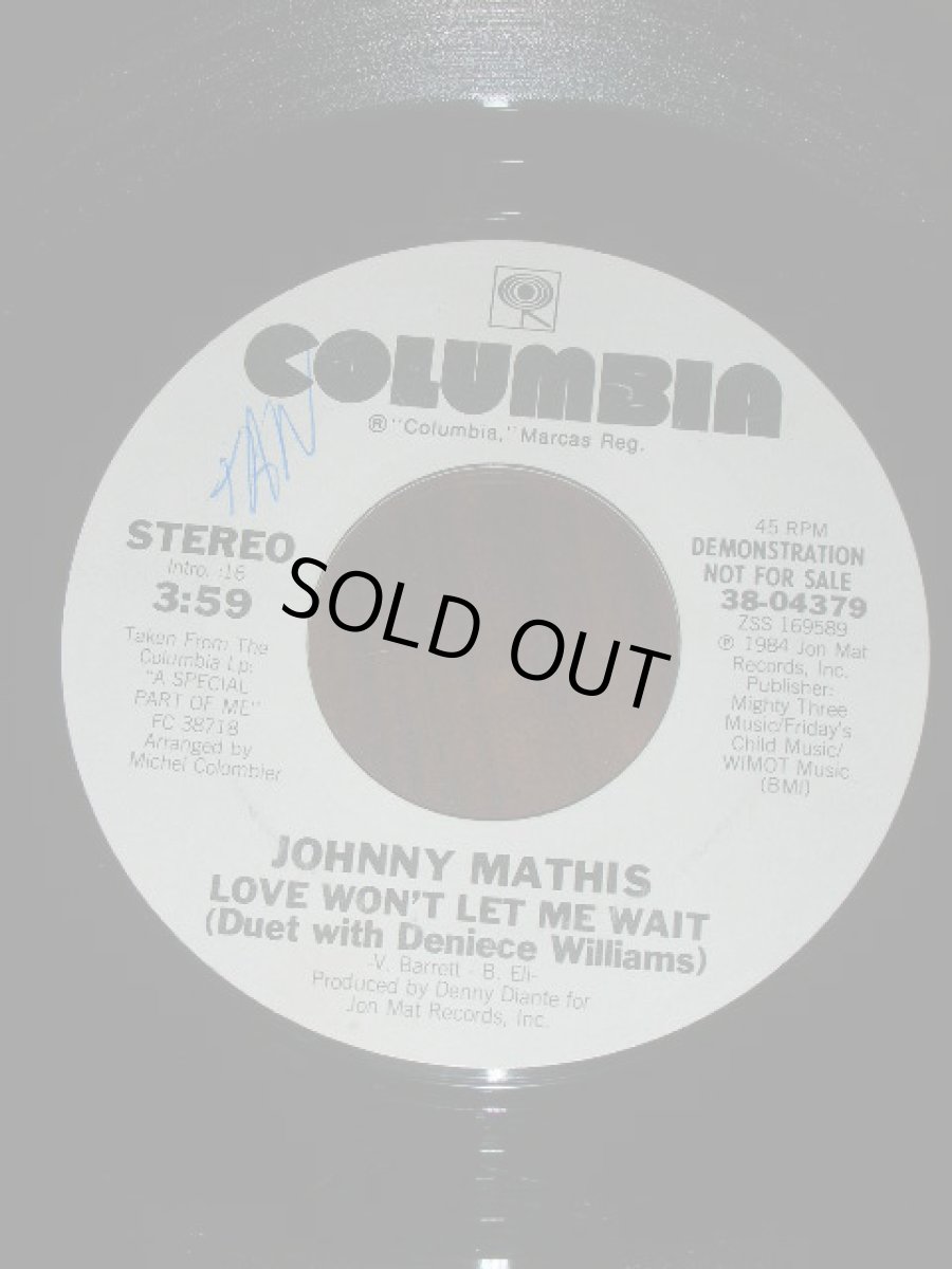 画像2: JOHNNY MATHIS♪LOVE WON'T LET ME WAIT♪ (2)
