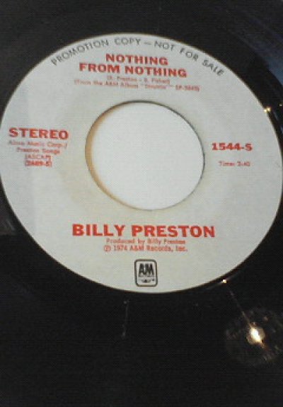 画像1: BILLY PRESTON♪NOTHING FROM NOTHING♪
