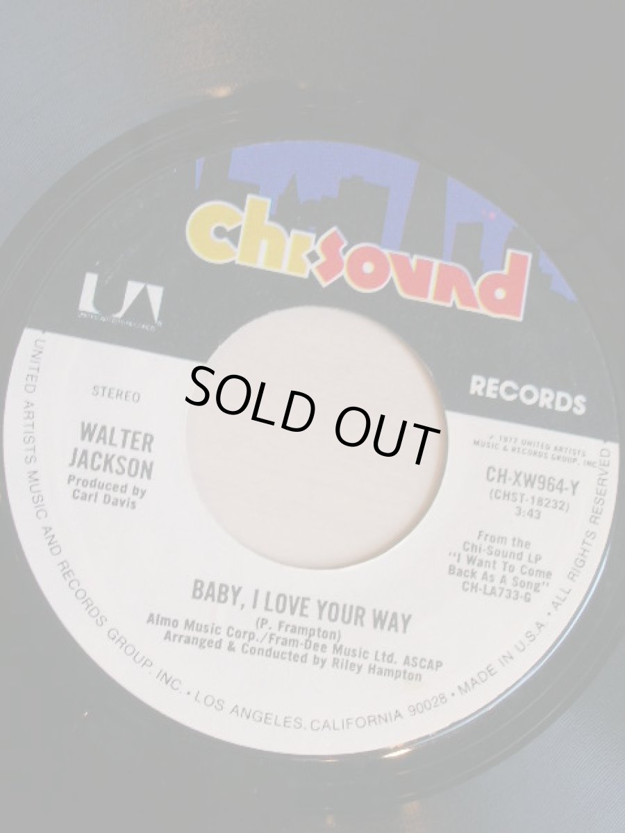 画像1: WALTER JACKSON♪BABY I LOVE YOUR WAY♪ (1)