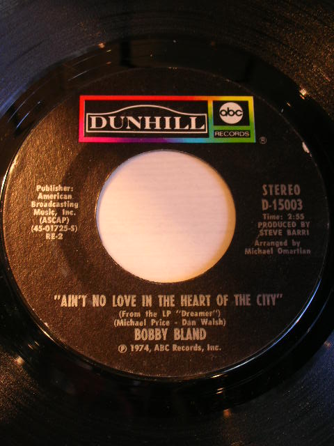 Bobby Bland♪aint No Love In The Heart Of The City♪ Apple Knocker